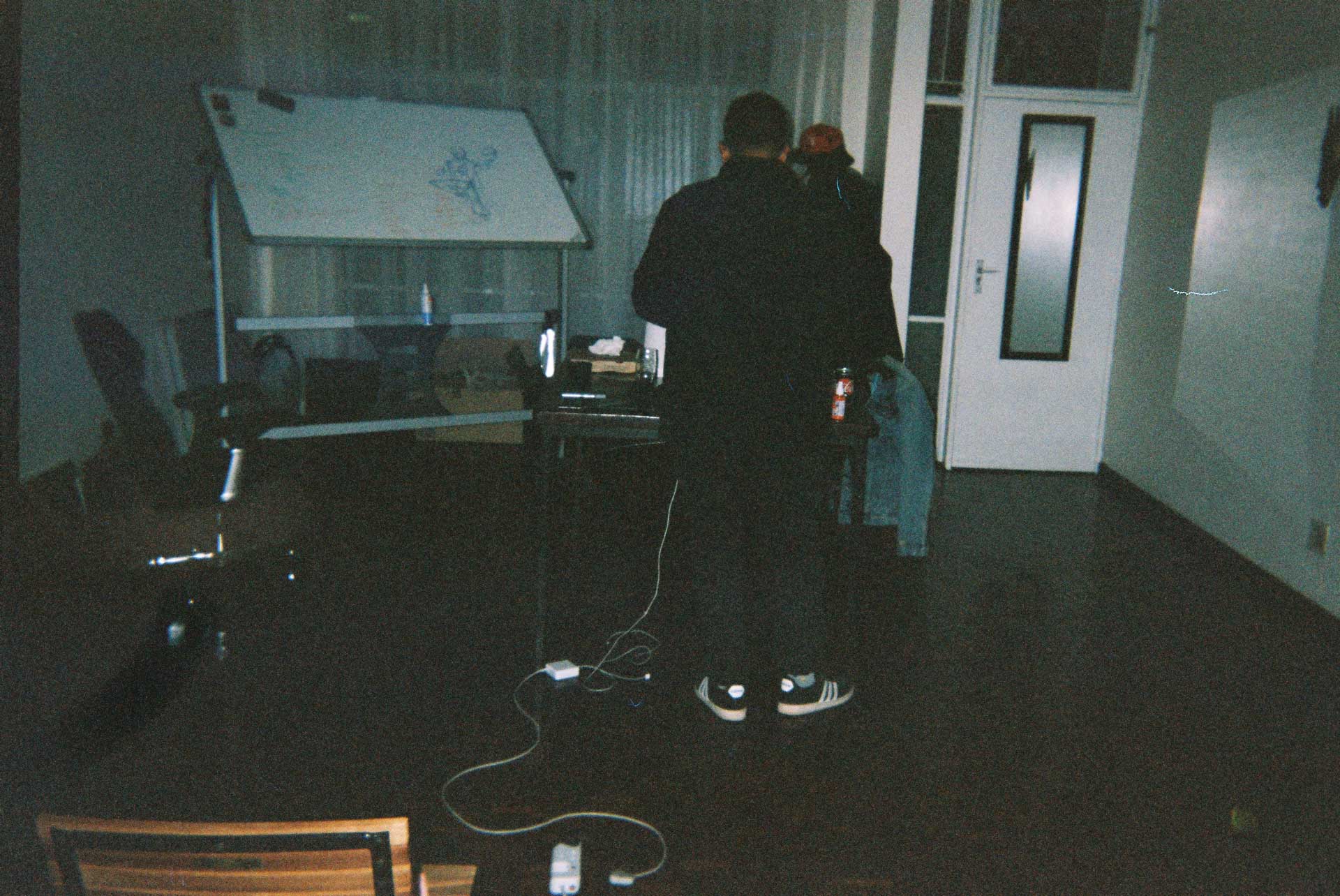 Photograph of founder of Can O' Baked Beans, Mohit Sooka standing in the 2018 COBB studio. Photographed by Wade Moonsamy.